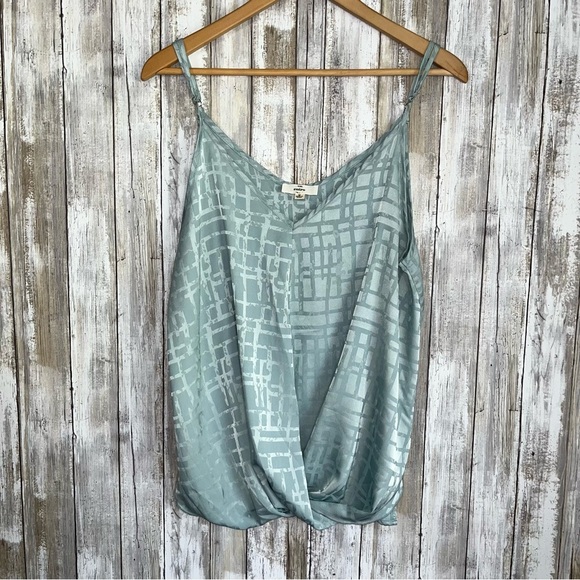 entro Tops - Entro Teal Blue Printed Sleeveless Blouse
